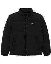 Lacoste - Logo Patch Down Jacket - Lyst