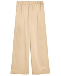 By Malene Birger - Cabello Wide Leg Satin Trousers - Lyst