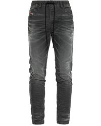 DIESEL - Drawstring-Waist Skinny Jeans - Lyst