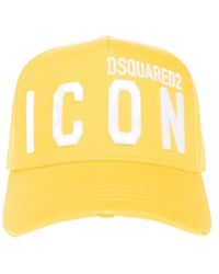 DSquared² - Icon Logo-Detail Cap - Lyst