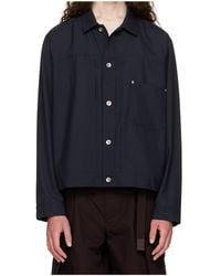 Sacai - Pleated Pocket Jacket - Lyst