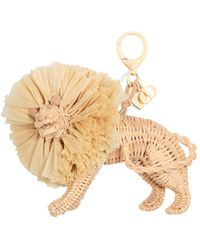 Dior - Iviera Toile De Jouy Sauvage Lion Bag Charm - Lyst