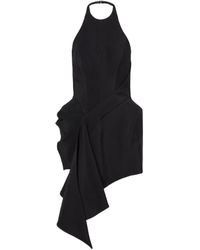 Mugler - Asymmetric Ruffle Mini Dress - Lyst