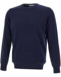 Kangra Cashmere - Kangra Crew Neck Knitted Sweater - Lyst