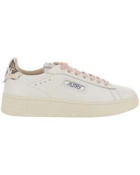 Autry - Textured Heel Low-Top Sneakers - Lyst