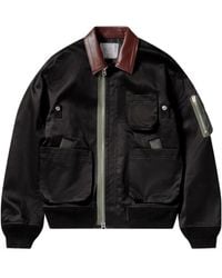 Sacai - Collared Casual Jacket - Lyst