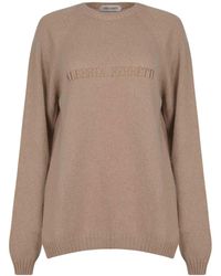 Alberta Ferretti - Long-Sleeved Crew Neck Pullover - Lyst