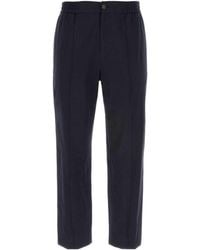 A.P.C. - Button Detailed Straight Leg Pants - Lyst