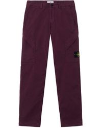 Stone Island - 3100003 Supima Cotton Cargo Patch-Pocket Trousers - Lyst