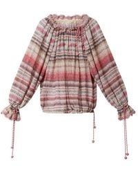 Isabel Marant - Nalyna Smocked Knit Top - Lyst