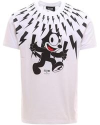 Neil Barrett - X Felix The Cat Thunder Bolt T-Shirt - Lyst