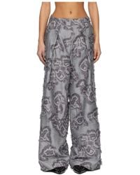 Ganni - Fil Coupe Pleated Casual Pants - Lyst