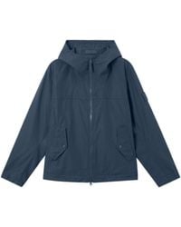 Stone Island - Logo Patch Zip-Up Jacket - Lyst