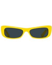 Jacquemus - Capri Celadine Rectangular Sunglasses - Lyst