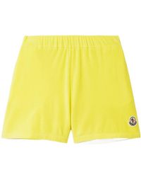 Moncler - Terry-Cloth Track Shorts - Lyst