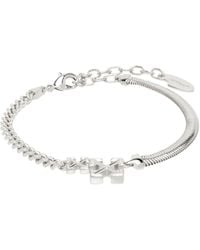 Off-White c/o Virgil Abloh - Arrows-Motif Curb-Link Bracelet - Lyst
