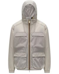 K-Way - Hooded Pocket Jacket - Lyst