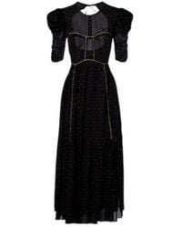 Isabel Marant - Sichene Polka-Dot Cotton Maxi Dress - Lyst