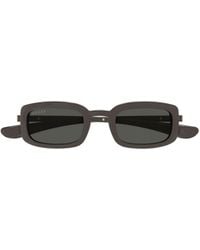 Gucci - Eyewear Rectangle Frame Sunglasses - Lyst