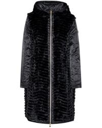 EA7 - A Cotton-Padded Suit With A Hooded Jacket - Lyst