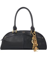 Chloé - Chloé Bowling Zipped Top Handle Bag - Lyst