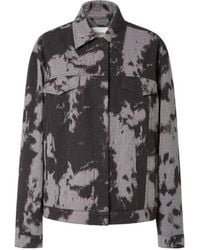 Fendi - Animalier Ff Denim Jacket - Lyst