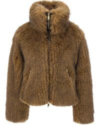 Moose Knuckles - Zip Faux-Fur Jacket - Lyst