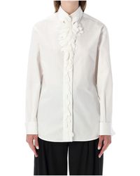 Balenciaga - Floral Appliqué Shirt - Lyst