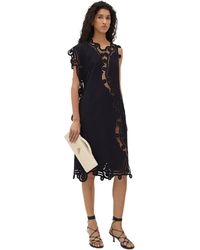 Bottega Veneta - Viscose And Silk Dress - Lyst