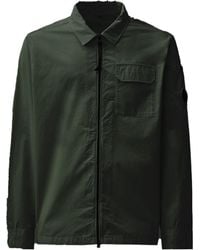 C.P. Company - Cotton Gabardine Shirt - Lyst