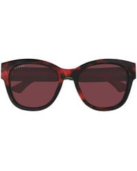 Gucci - Eyewear Round Frame Sunglasses - Lyst