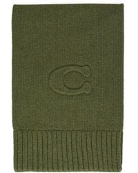 COACH - Embossed Knit Muffler - Lyst