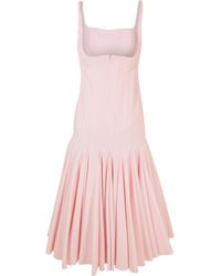 Jacquemus - Boned Waist Strap Flared Midi Dress - Lyst