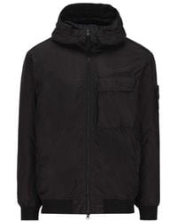 Stone Island - Compass-Patch Windbreaker Jacket - Lyst