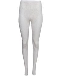 Wardrobe NYC - Lace Stirrup Leggings - Lyst