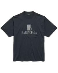 Balenciaga - Nano Bb Medium Fit T-Shirt - Lyst