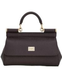 Dolce & Gabbana - Logo Plaque Small Sicily Handbag - Lyst