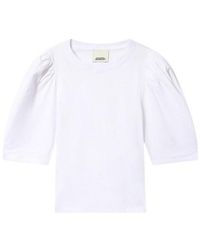 Isabel Marant - Maeliss Tee Puff-Sleeve T-Shirt - Lyst