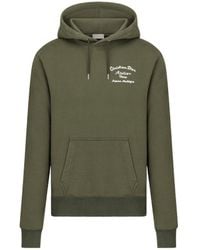 Dior - Homme Logo Embroidered Drawstring Hoodie - Lyst