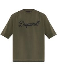 DSquared² - Embroidered Loose Fit T-Shirt - Lyst