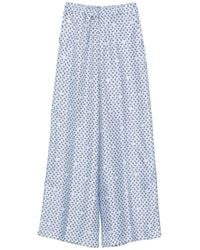 Max Mara - X E. Marinella Printed Trousers - Lyst