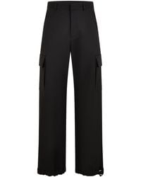 Off-White c/o Virgil Abloh - High-Waisted Wide-Leg Cargo Trousers - Lyst