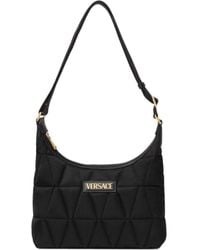 Versace - Zip-Up Padded Shoulder Bag - Lyst