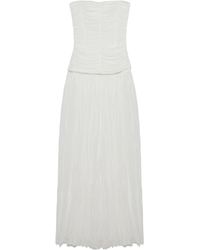 Jonathan Simkhai - Danielle Crinkle Jersey Bustier Gown - Lyst