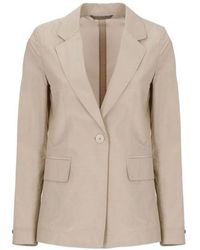 Peserico - Single-Breasted Peak-Lapel Blazer - Lyst