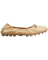 Tod's - Gommino Bow-Detailed Ballerinas Shoes - Lyst