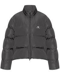 Balenciaga - Logo Printed Padded Jacket - Lyst