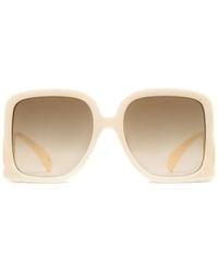Gucci - Eyewear	Rectangle Frame Sunglasses - Lyst