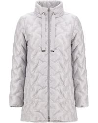 Herno - Quilted Midi Down Jacket - Lyst