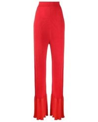 Stella McCartney - Ribbed Knit Trousers - Lyst